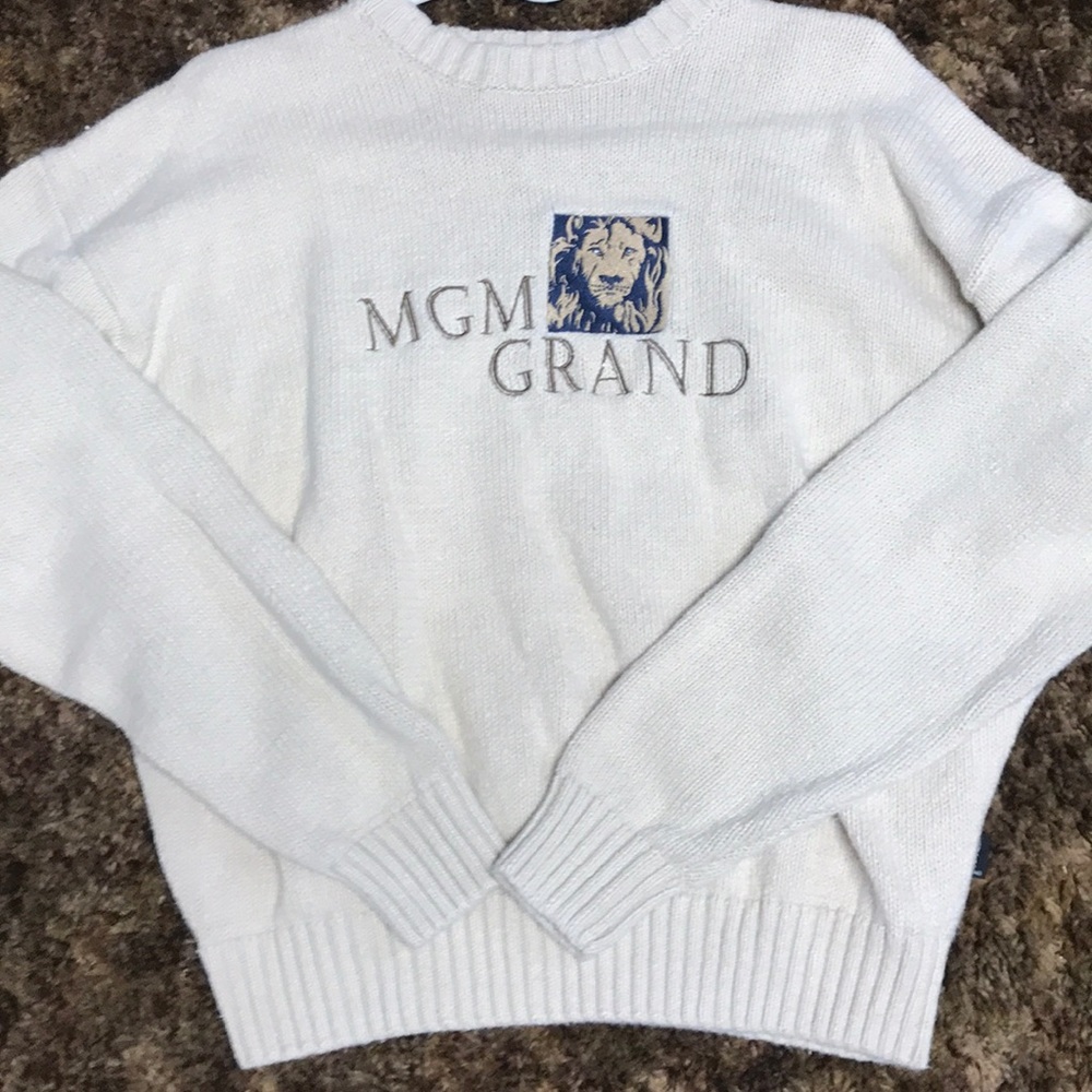 off-white, embroidered sweater